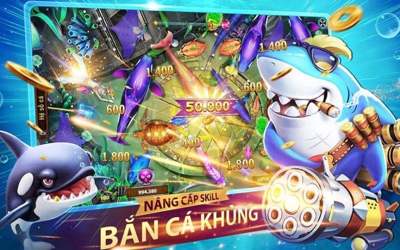Người chơi săn boss trong game bắn cá Jili