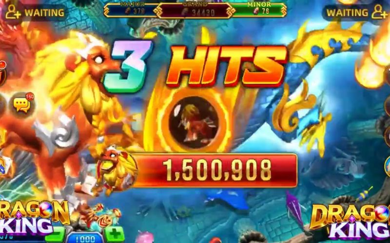 Màn hình bắn cá Thần Rồng với boss khủng