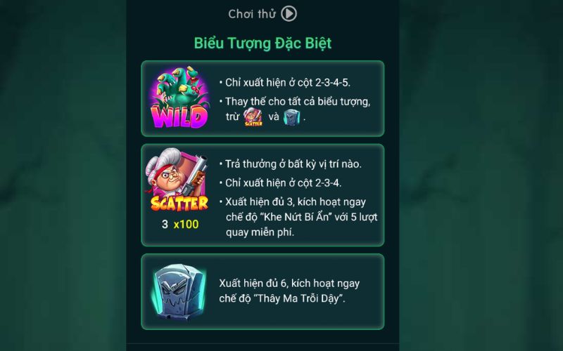Khung cảnh rùng rợn trong slot chủ đề zombie