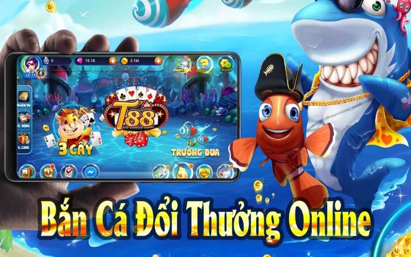 Cảnh săn boss trong trò chơi bắn cá xèng trực tuyến